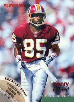 Henry Ellard Washington Redskins 1996 Fleer NFL #138